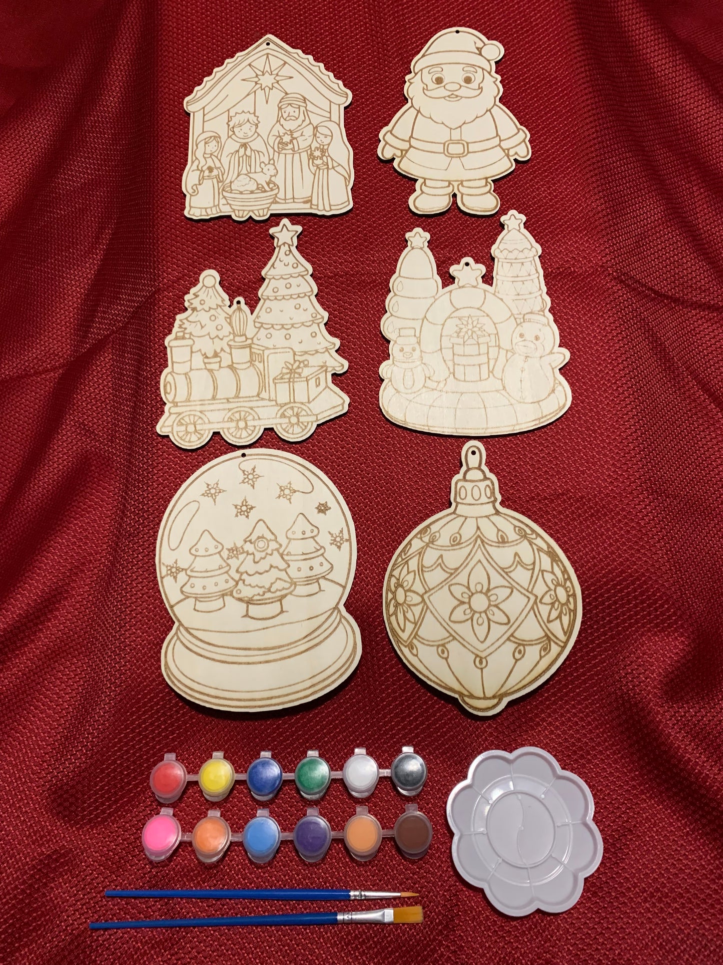 Paint your own ornament