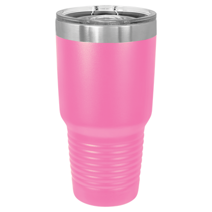 Breast Cancer Awareness tumbler with engraved message