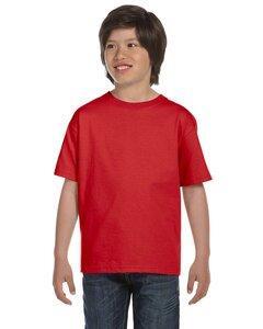 DryBlend™ 50/50 Youth T-Shirt - Red