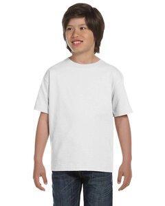 DryBlend™ 50/50 Youth T-Shirt - White